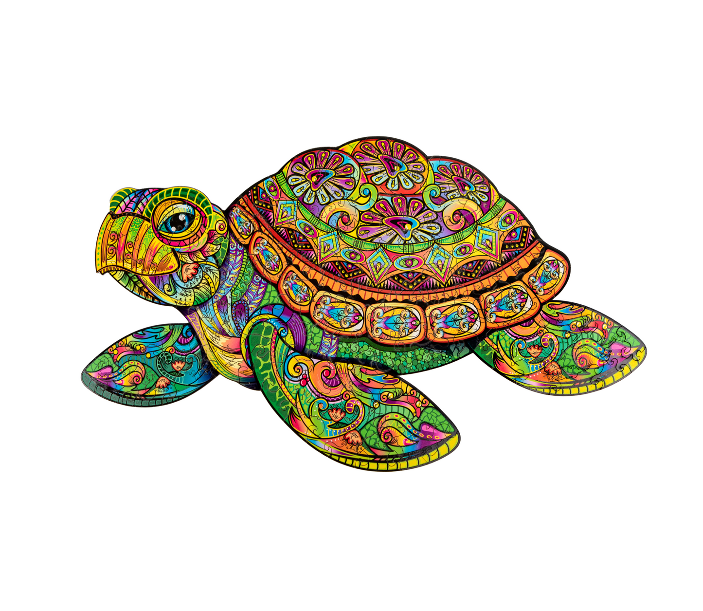 Woodvio™ Turtle Wooden Jigsaw Puzzle (31 x 52 cm) UK